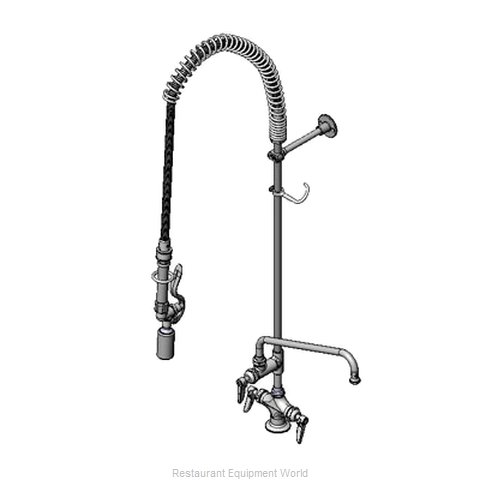 TS Brass B-0113-12CRBJSW Pre-Rinse Faucet Assembly, with Add On Faucet