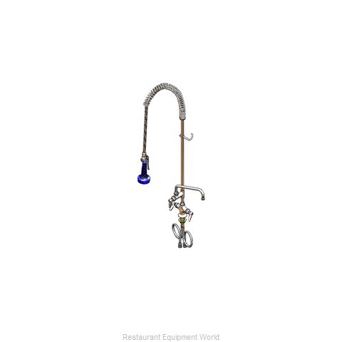 TS Brass B-0113-A06-08 Pre-Rinse Faucet Assembly, with Add On Faucet