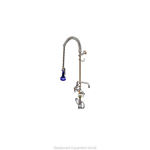 TS Brass B-0113-A06-B08 Pre-Rinse Faucet Assembly, with Add On Faucet