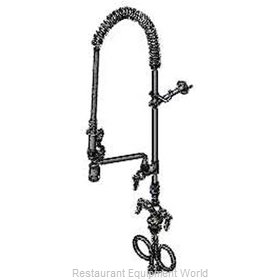 TS Brass B-0113-A12-V-BC Pre-Rinse Faucet Assembly, with Add On Faucet