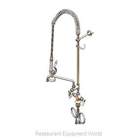 TS Brass B-0113-ADF06-B Pre-Rinse Faucet Assembly, with Add On Faucet