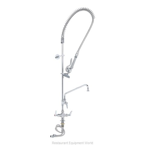 TS Brass B-0113-ADF08-B Pre-Rinse Faucet Assembly, with Add On Faucet