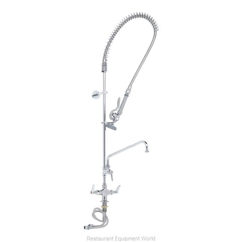 TS Brass B-0113-ADF08 Pre-Rinse Faucet Assembly, with Add On Faucet