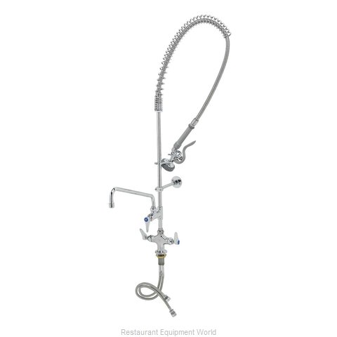TS Brass B-0113-ADF12-B Pre-Rinse Faucet Assembly, with Add On Faucet