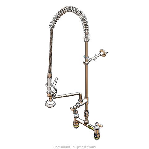 TS Brass B-0123-12CRCCVB Pre-Rinse Faucet Assembly, with Add On Faucet