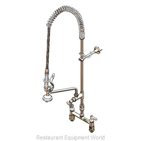 TS Brass B-0123-12CRCCVB Pre-Rinse Faucet Assembly, with Add On Faucet