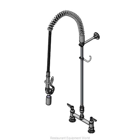 TS Brass B-0123-V-BC Pre-Rinse Faucet Assembly, with Add On Faucet