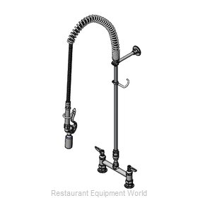 TS Brass B-0123-V-BC Pre-Rinse Faucet Assembly, with Add On Faucet