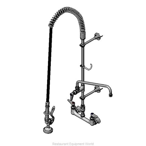 TS Brass B-0133-063X Pre-Rinse Faucet Assembly, with Add On Faucet