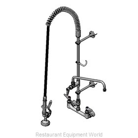 TS Brass B-0133-063X Pre-Rinse Faucet Assembly, with Add On Faucet