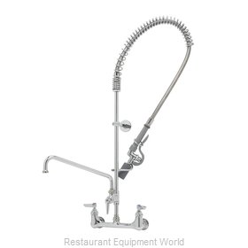 TS Brass B-0133-12-CR-BC Pre-Rinse Faucet Assembly, with Add On Faucet