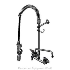 TS Brass B-0133-12-CRBJ Pre-Rinse Faucet Assembly, with Add On Faucet