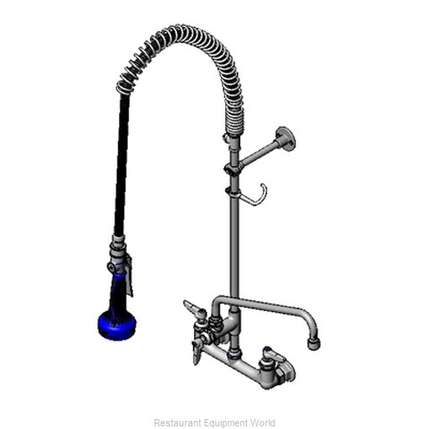 TS Brass B-0133-12ACB8ST Pre-Rinse Faucet Assembly, with Add On Faucet