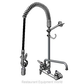 TS Brass B-0133-12CRBCF1 Pre-Rinse Faucet Assembly, with Add On Faucet