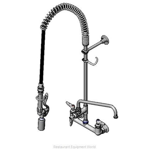 TS Brass B-0133-12CRBJSK Pre-Rinse Faucet Assembly, with Add On Faucet