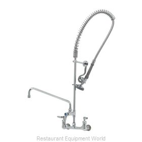 TS Brass B-0133-14-CR-B Pre-Rinse Faucet Assembly, with Add On Faucet