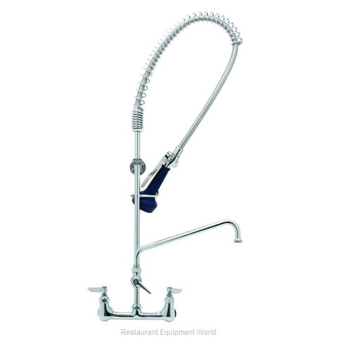 TS Brass B-0133-14CRB8ST Pre-Rinse Faucet Assembly, with Add On Faucet