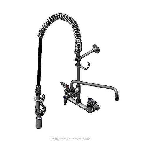 TS Brass B-0133-16CRBJSX Pre-Rinse Faucet Assembly, with Add On Faucet