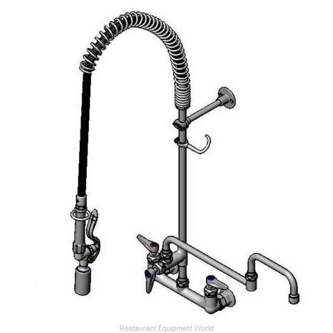 TS Brass B-0133-18DACRBJ Pre-Rinse Faucet Assembly, with Add On Faucet