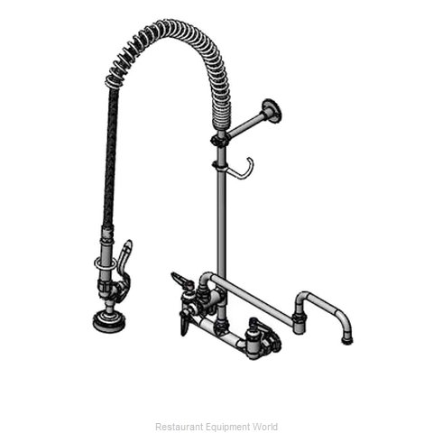 TS Brass B-0133-18DJ-CRB Pre-Rinse Faucet Assembly, with Add On Faucet