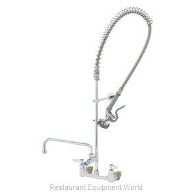 TS Brass B-0133-A12B-KIT Pre-Rinse Faucet Assembly, with Add On Faucet