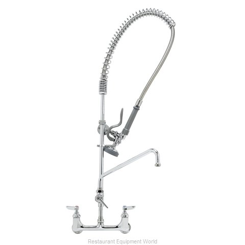 TS Brass B-0133-A16-CR-B Pre-Rinse Faucet Assembly, with Add On Faucet
