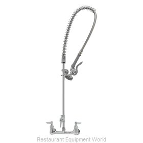 TS Brass B-0133-ADF-LN Pre-Rinse Faucet Assembly, with Add On Faucet