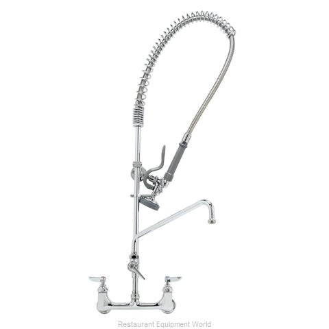 TS Brass B-0133-ADF08-B Pre-Rinse Faucet Assembly, with Add On Faucet