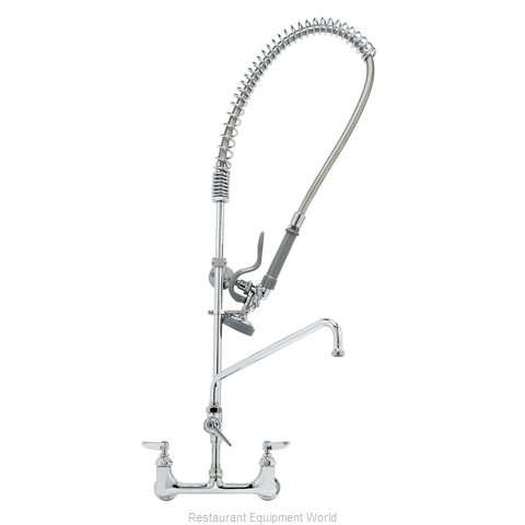 TS Brass B-0133-ADF12-B Pre-Rinse Faucet Assembly, with Add On Faucet