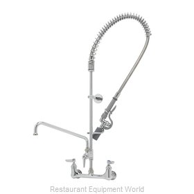 TS Brass B-0133-ADF12-BC Pre-Rinse Faucet Assembly, with Add On Faucet