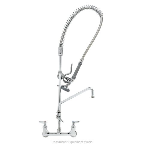 TS Brass B-0133-ADF12-BM Pre-Rinse Faucet Assembly, with Add On Faucet