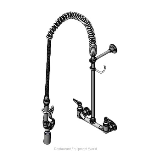 TS Brass B-0133-CR-BJ-SW Pre-Rinse Faucet Assembly (Magnified)