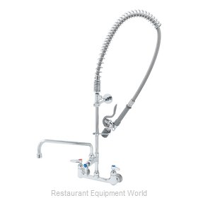 TS Brass B-0152-14-CRBCT Pre-Rinse Faucet Assembly, with Add On Faucet
