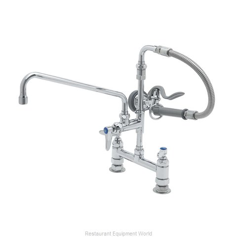 TS Brass B-0178 Pre-Rinse Faucet Assembly, with Add On Faucet