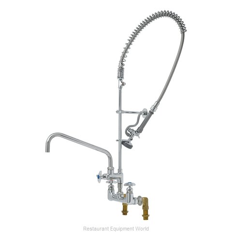 TS Brass B-0287-A14BEKST Pre-Rinse Faucet Assembly, with Add On Faucet
