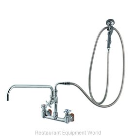 TS Brass B-0289 Pre-Rinse Faucet Assembly, with Add On Faucet