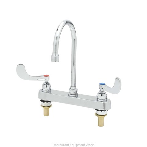 TS Brass B-1142-04XS-F12 Faucet Deck Mount (Magnified)