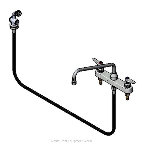TS Brass B-1172-01 Faucet with Spray Hose