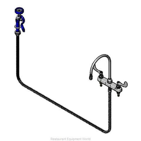 TS Brass B-1176 Faucet with Spray Hose