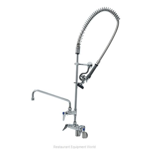 TS Brass B-2261-12-CR-B Pre-Rinse Faucet Assembly, with Add On Faucet