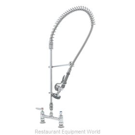 TS Brass B-2277-01-CR Pre-Rinse Faucet Assembly, with Add On Faucet