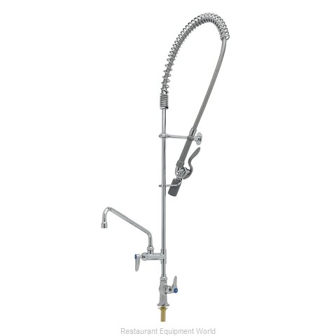 TS Brass B-2285-12-CR-BC Pre-Rinse Faucet Assembly, with Add On Faucet