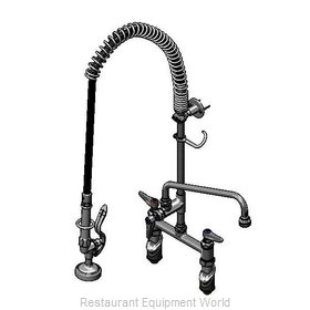 TS Brass B-2430-B145X44H Pre-Rinse Faucet Assembly, with Add On Faucet