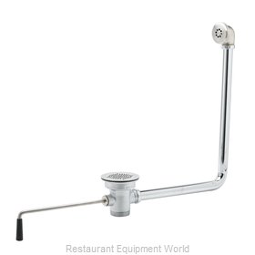 TS Brass B-3950-01M Drain, Lever / Twist Waste