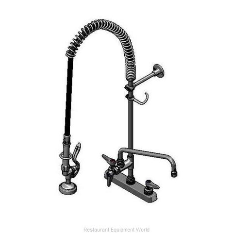TS Brass B-5120-12-B-16R Pre-Rinse Faucet Assembly, with Add On Faucet