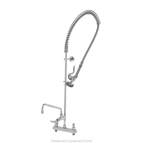 TS Brass B-5120-12-CR-B Pre-Rinse Faucet Assembly, with Add On Faucet