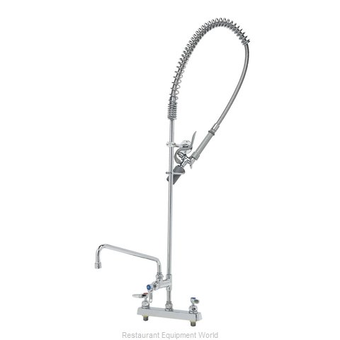 TS Brass B-5120-12-CRBJ Pre-Rinse Faucet Assembly, with Add On Faucet