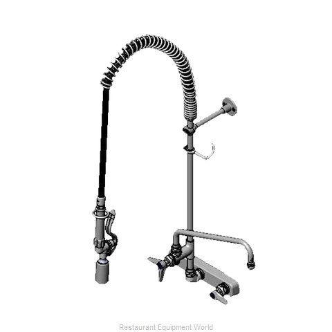 TS Brass B-5125-12-CRBJ Pre-Rinse Faucet Assembly, with Add On Faucet