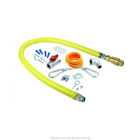 TS Brass HG-4C-72K Gas Connector Hose Kit