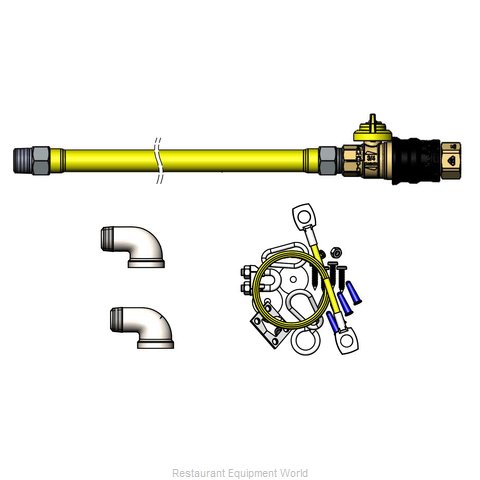 TS Brass HG-4D-36G-K Gas Connector Hose Kit / Assembly